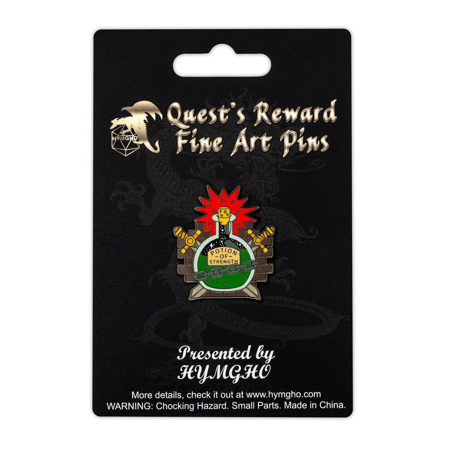 Quest's Reward Fine Art Pin - Potion of Strength