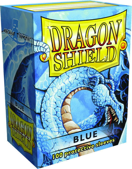 Dragon Shields: (100) Blue (DISPLAY 10)