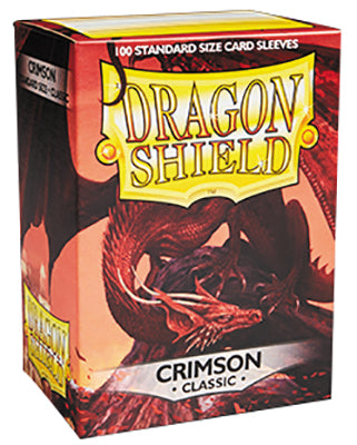 Dragon Shields: (100) Classic Crimson (DISPLAY 10)