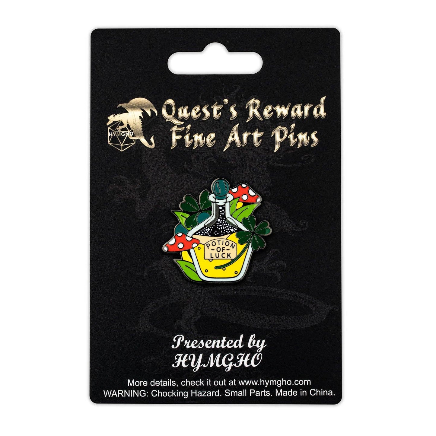 Quest's Reward Fine Art Pin - Potion of Luck