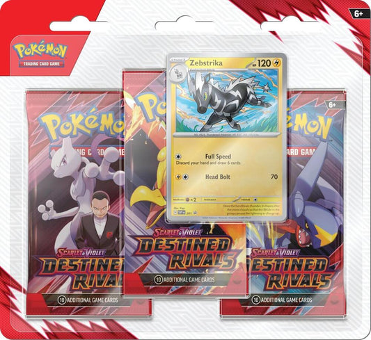 Pokemon TCG: Scarlet & Violet - Destined Rivals Three-Booster Blister