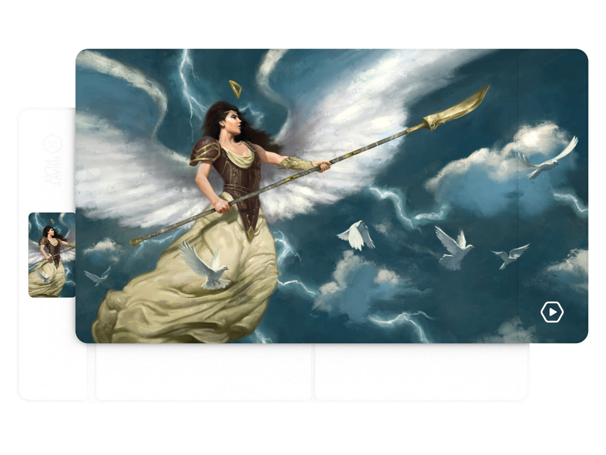 Heavy Play ETB Playmat Jim Pavelec Angel