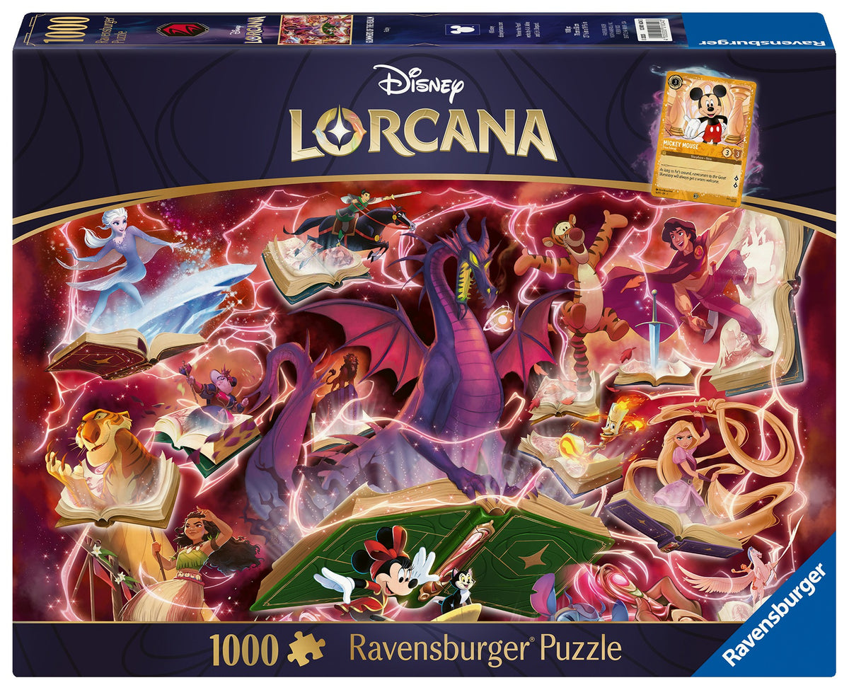 Disney Lorcana: Glimmers of the Realm - Ruby 1000 Piece Puzzle