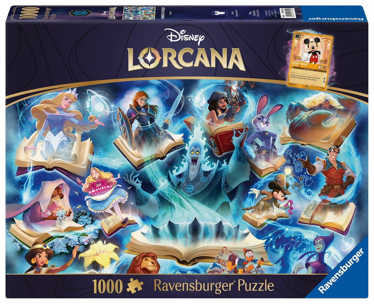 Disney Lorcana: Glimmers of the Realm - Sapphire 1000 Piece Puzzle