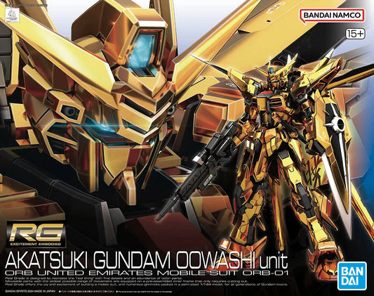 Gunpla: Real Grade 1/144 - Akatsuki Gundam Oowashi Unit