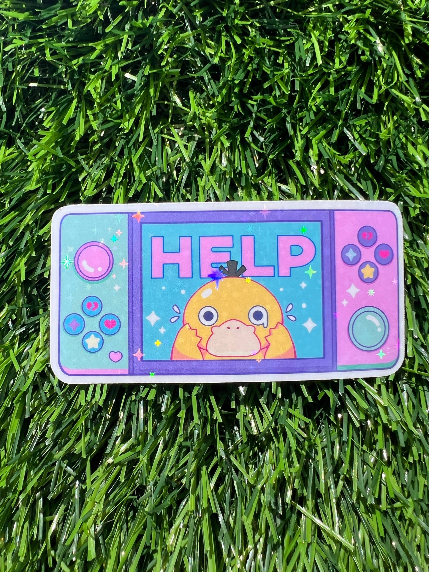 Psychic Duck Game Sticker