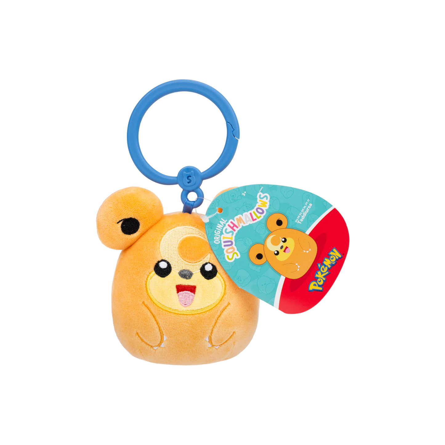 Squishmallows 3.5" Plush Clip Pokemon Assortment in Display