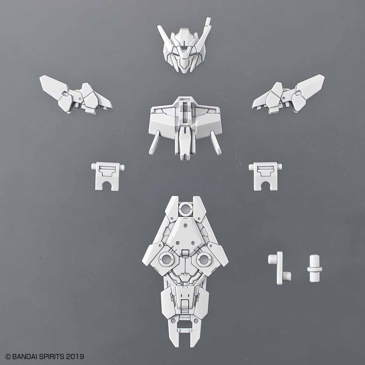 Bandai #09 Option Armor For Commander Type (Alto Exclusive White) '30 Minute Mission', Bandai 30 MM