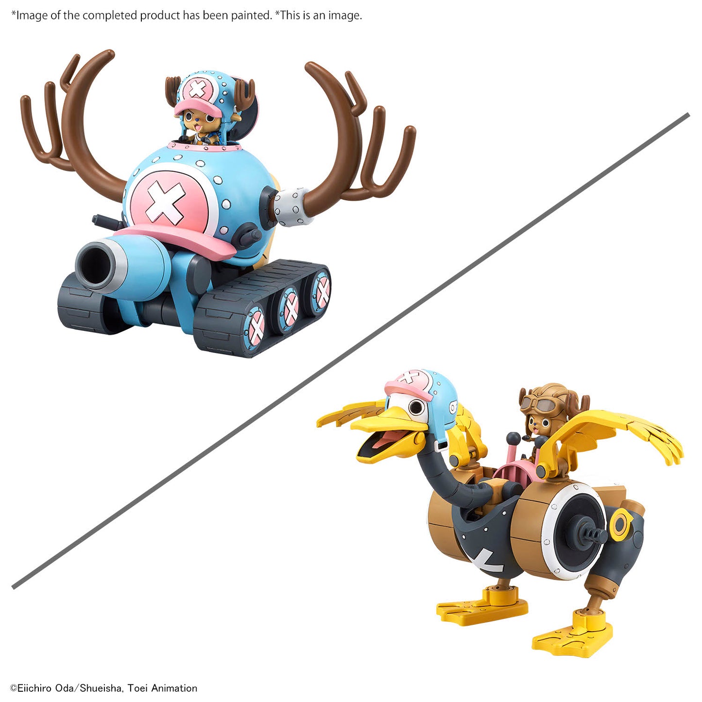 Bandai Chopper Robot 1&2 (Chopper Tank & Chopper Wing) "One Piece"