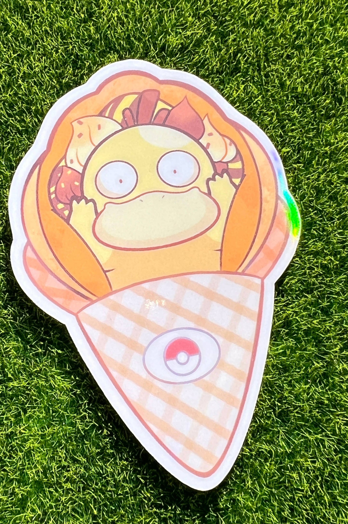Poké Crêpe Sticker Psyduc