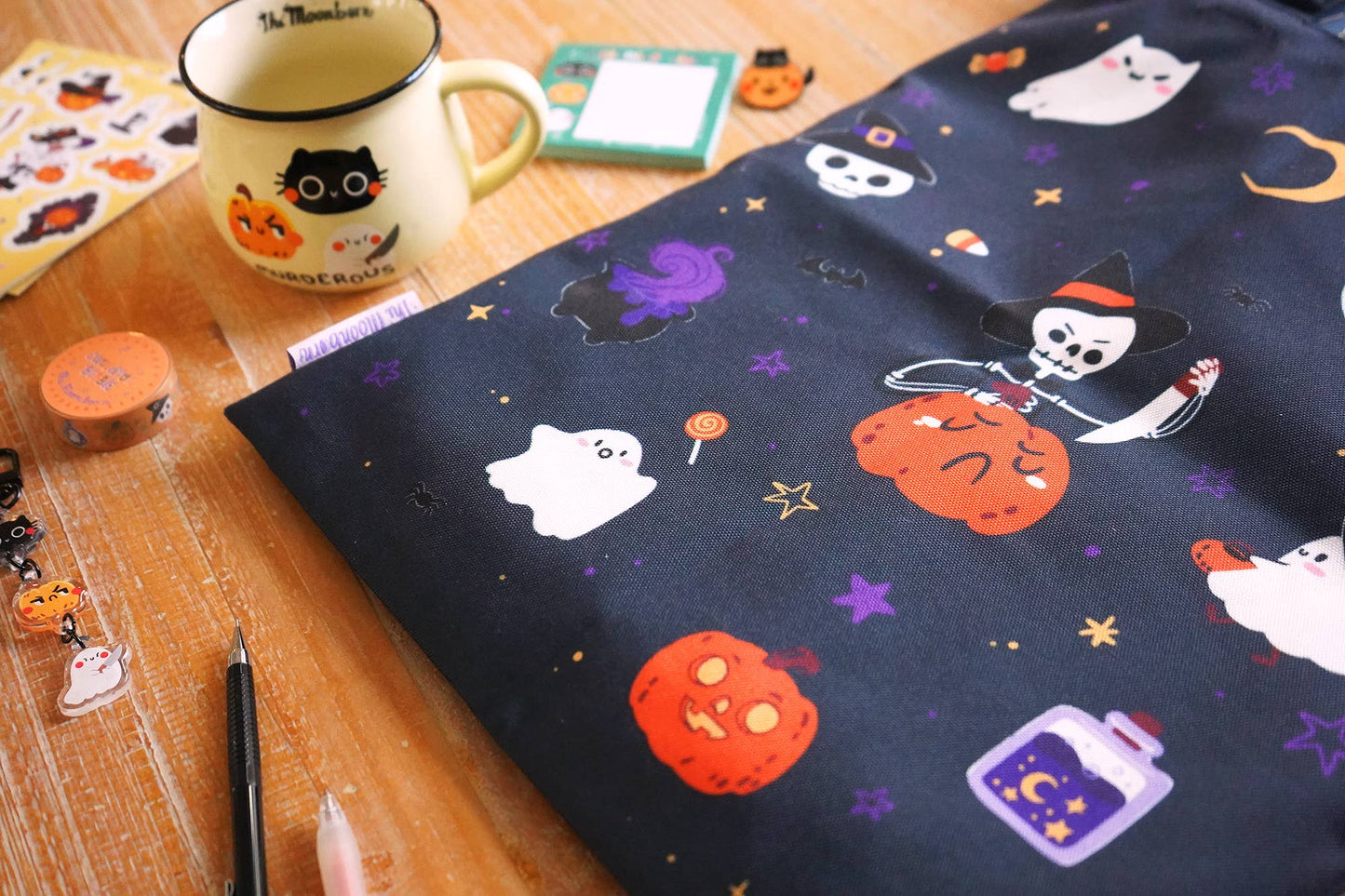 Pumpkin Carving Tote Bag