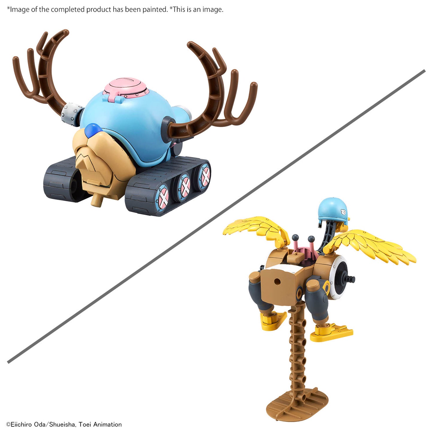 Bandai Chopper Robot 1&2 (Chopper Tank & Chopper Wing) "One Piece"