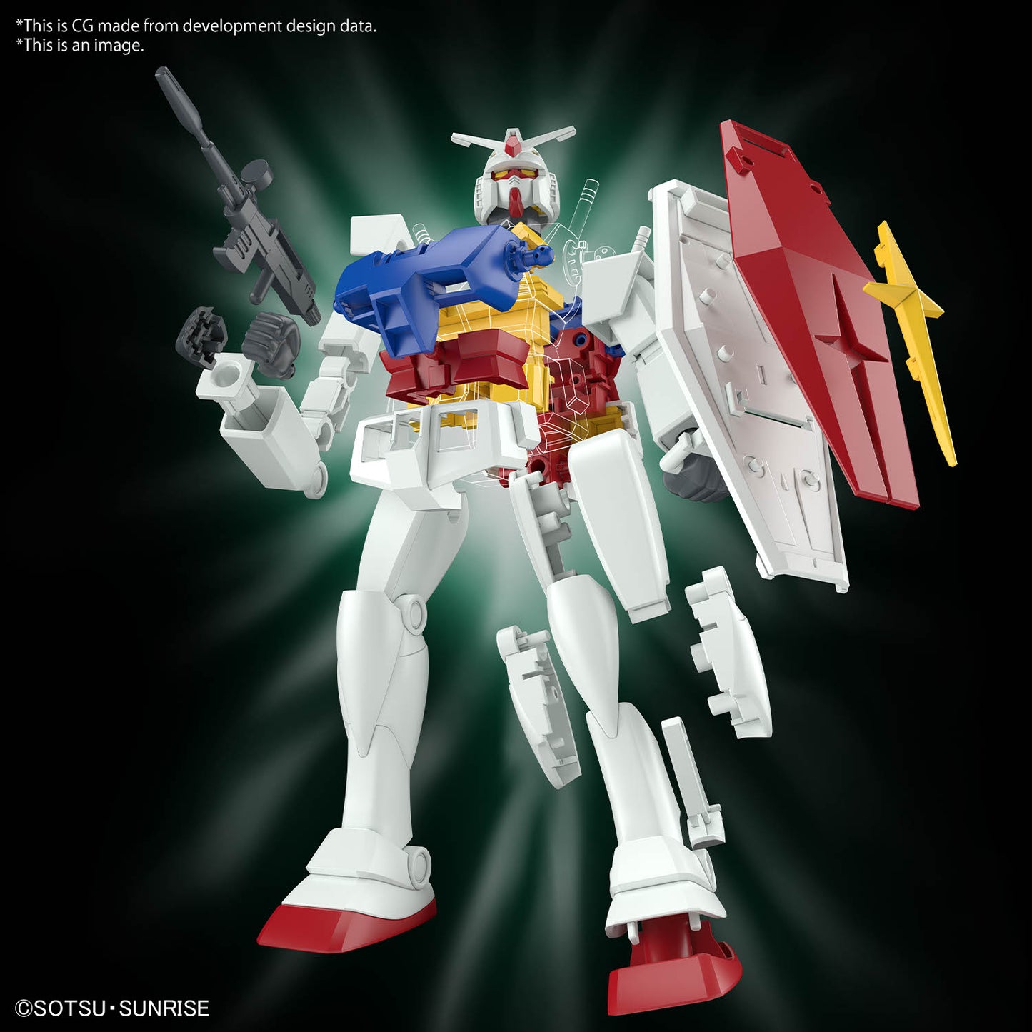 Bandai Best Mecha Collection 1/144 RX-78-2 Gundam (Revival Ver.) "Mobile Suit Gundam"
