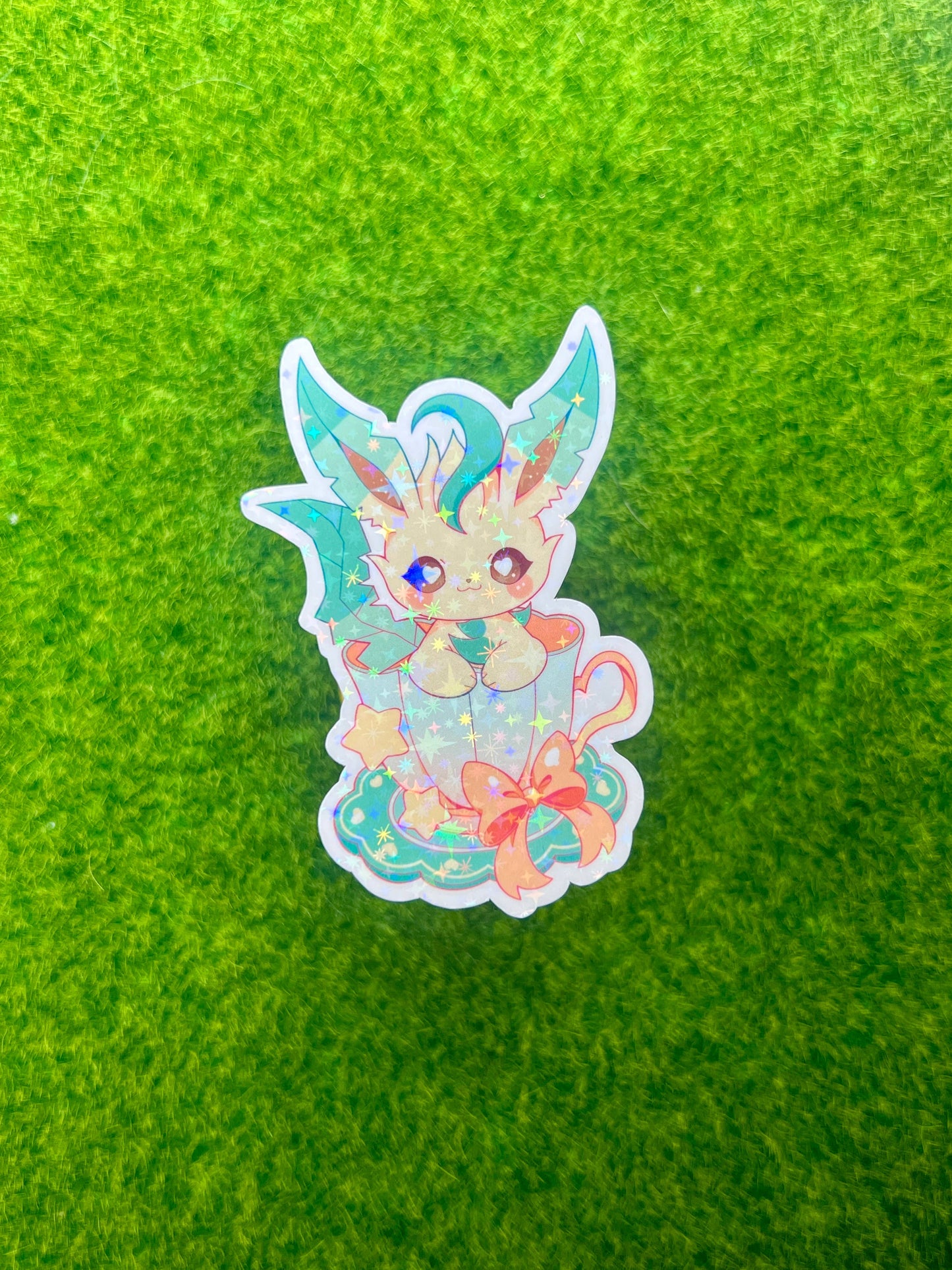 Teacup Sticker Grass