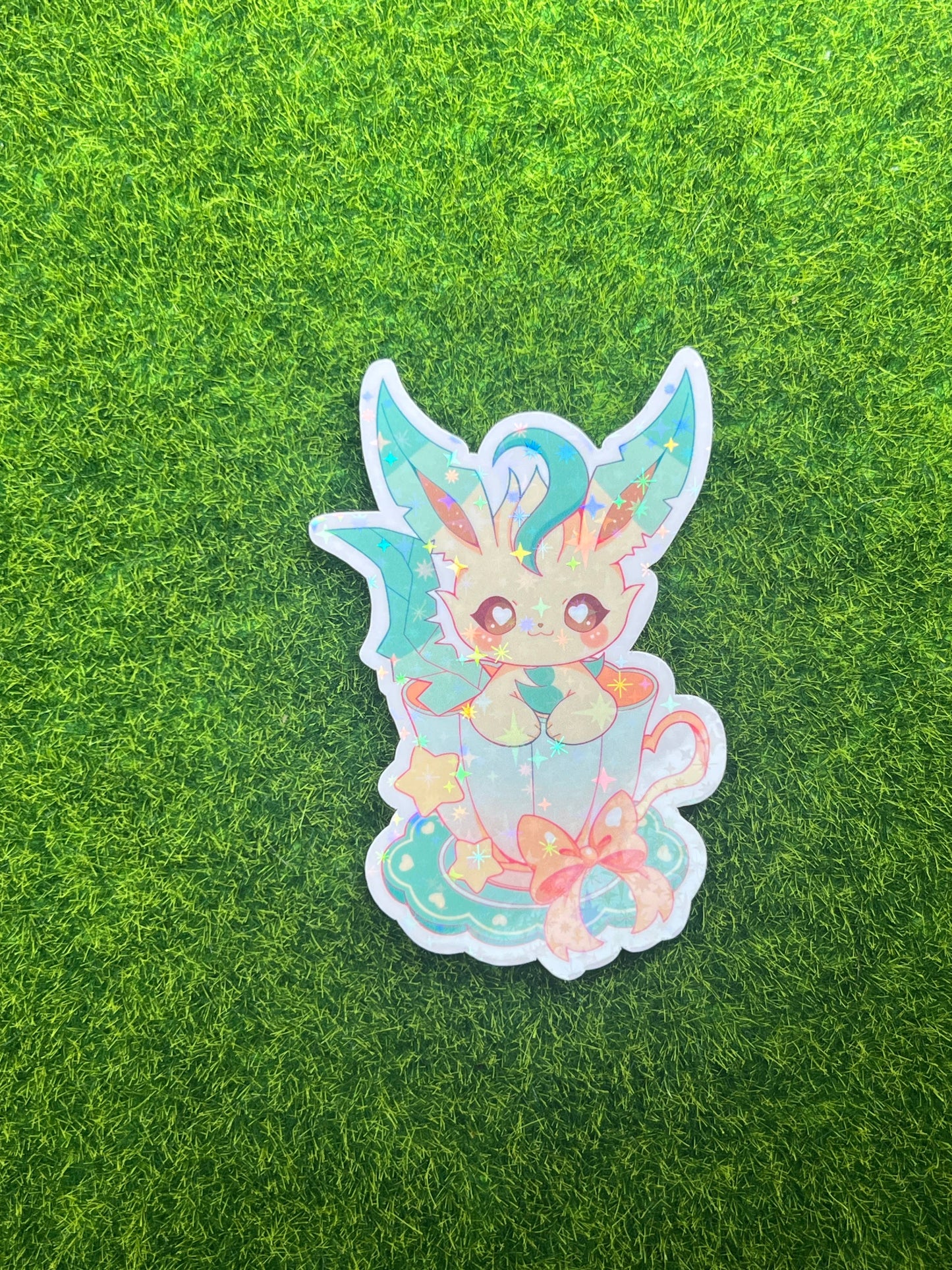 Teacup Sticker Grass