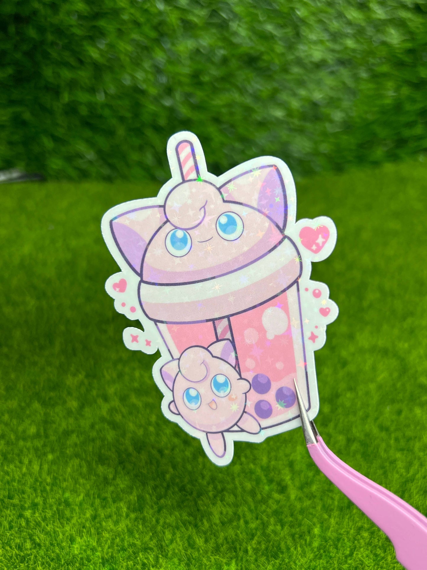 Boba Buddies Sticker Pink