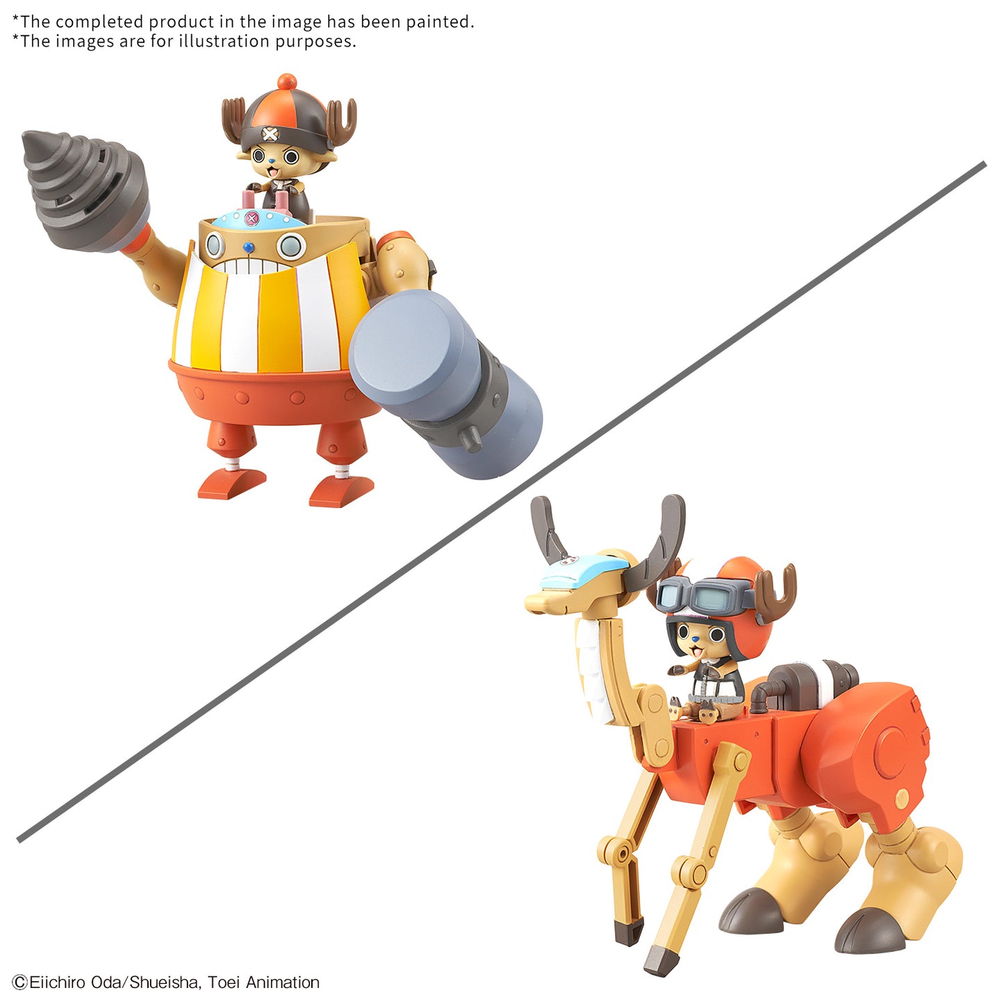 Bandai Chopper Robo Super 4&5 (Kung Fu Tracer & Walk Hopper) "One Piece"