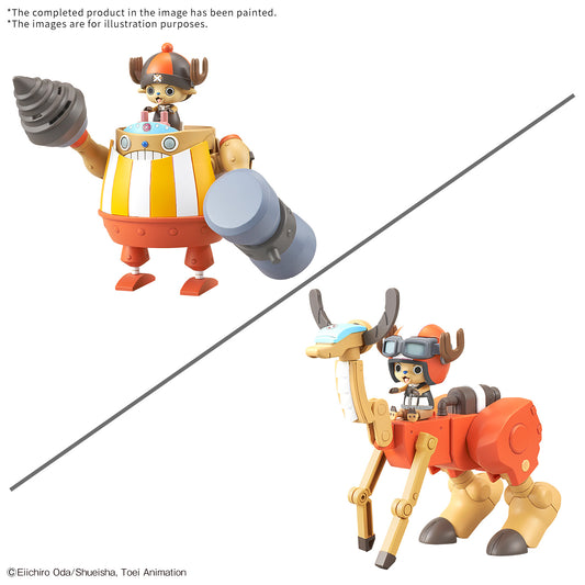 Bandai Chopper Robo Super 4&5 (Kung Fu Tracer & Walk Hopper) "One Piece"