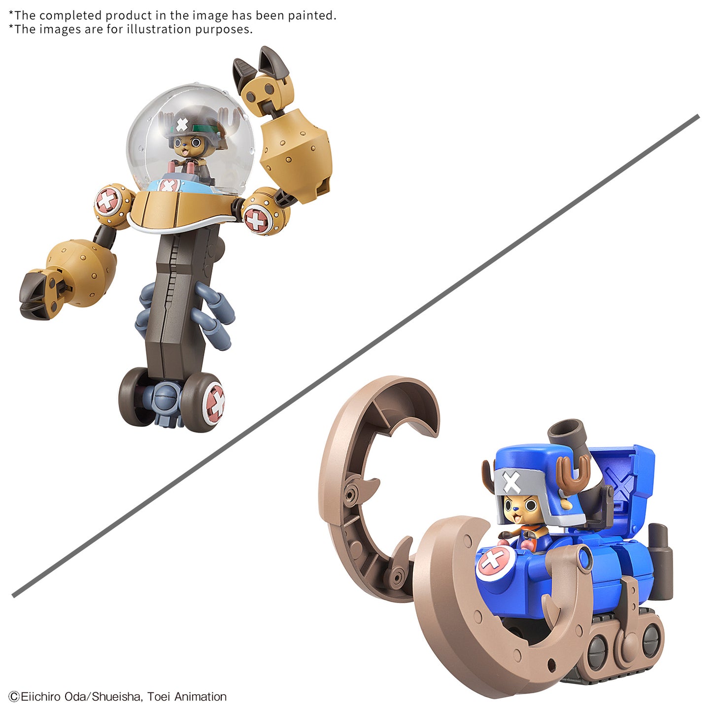 Bandai Chopper Robo Super 2&3 (Heavy Armor & Horn Dozer) "One Piece"