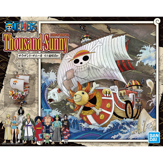 BANDAI HOBBY: ONE PIECE SAILING SHIP  COLLECTION MODEL KIT - THOUSAND SUNNY  LAND OF WANO VER