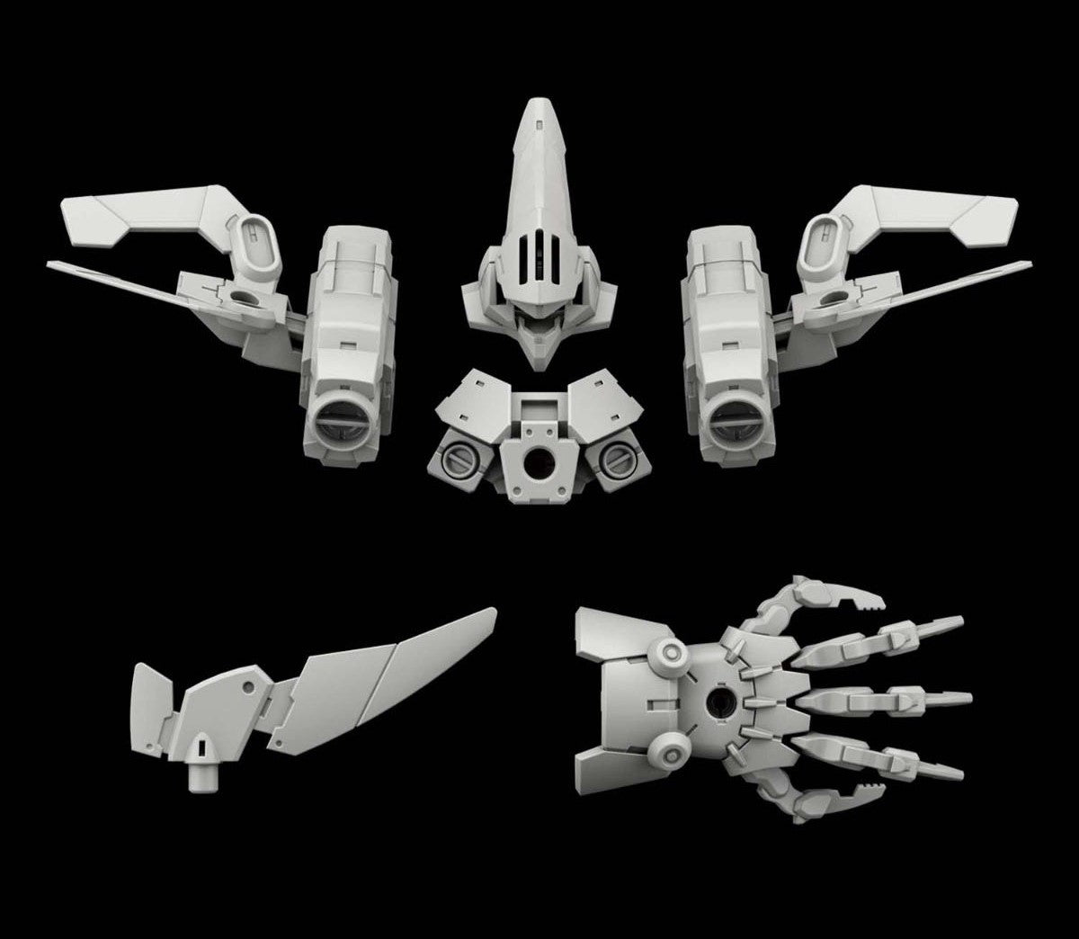 Bandai Spirits 30 Minute Missions #19 1/144 Cielnova Option Armor For Defense Operations (Light Gray)