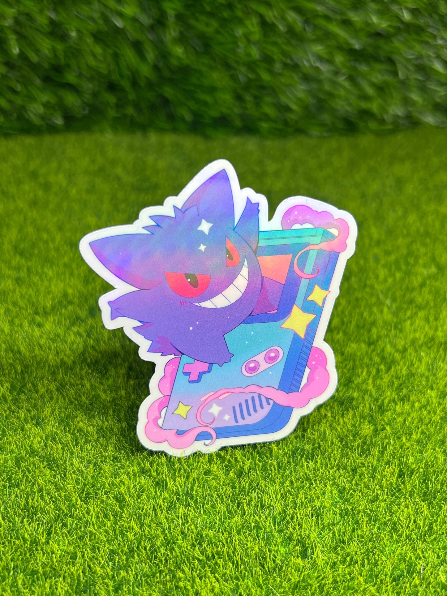 Pocket Game Ghost Sticker