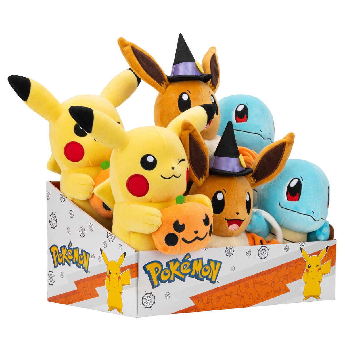 Pokemon 8 Inch Halloween Plush Assortment in Display