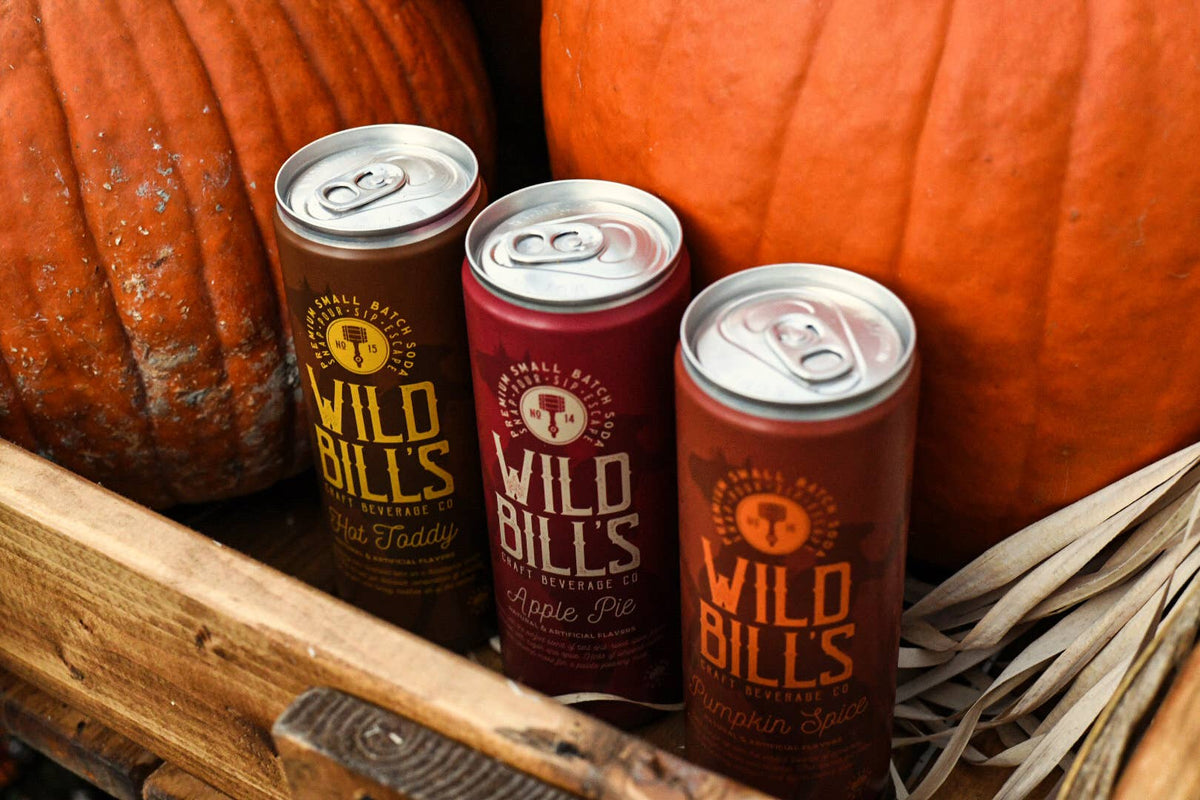 Pumpkin Spice - Premium Cane Sugar Soda, 12-Pack, Cans