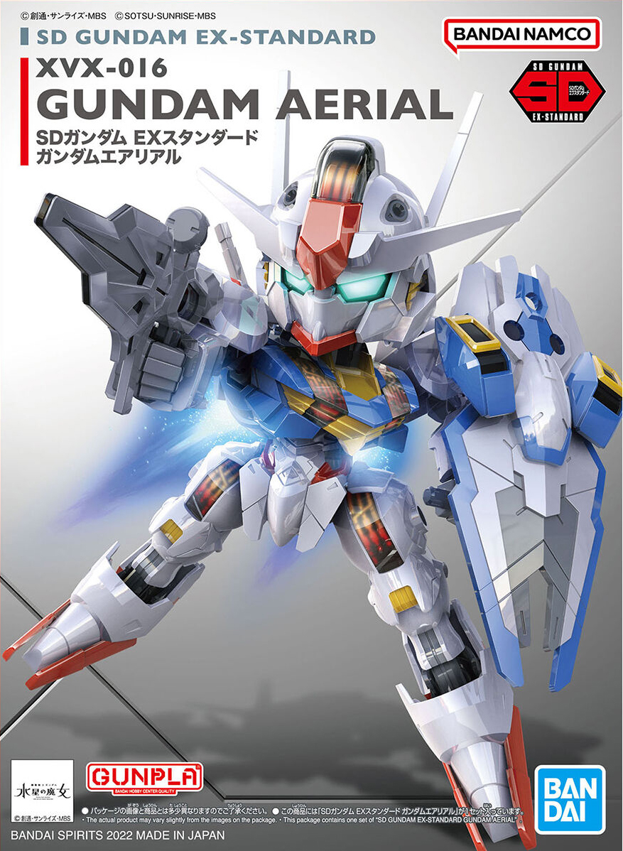 Bandai SD EX-Standard #019 Gundam Aerial "The Witch from Mercury"