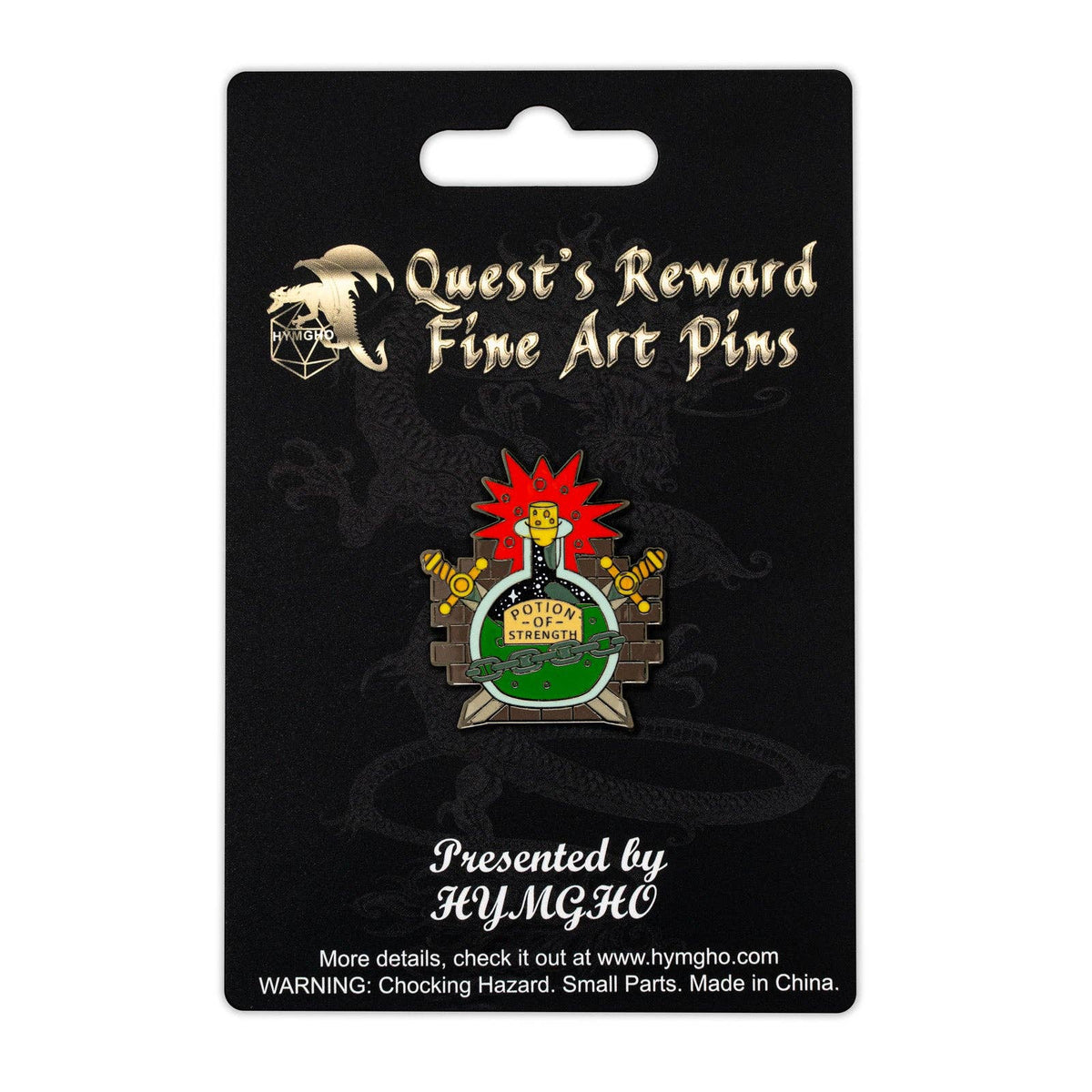 Quest's Reward Fine Art Pin - Potion of Strength