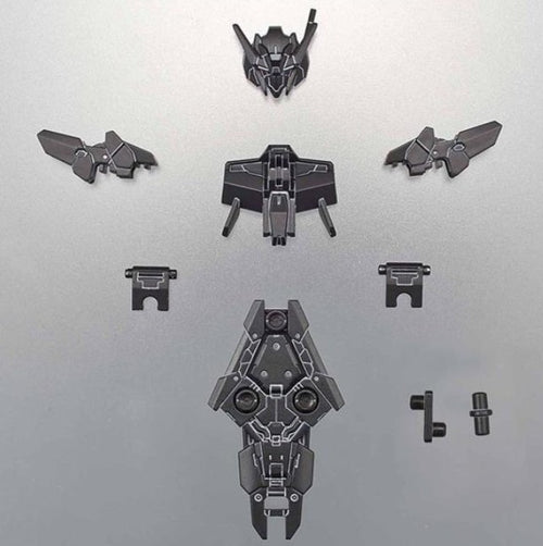 Bandai #10 Option Armor For Commander Type (Alto Exclusive Black) '30 Minute Mission', Bandai 30 MM