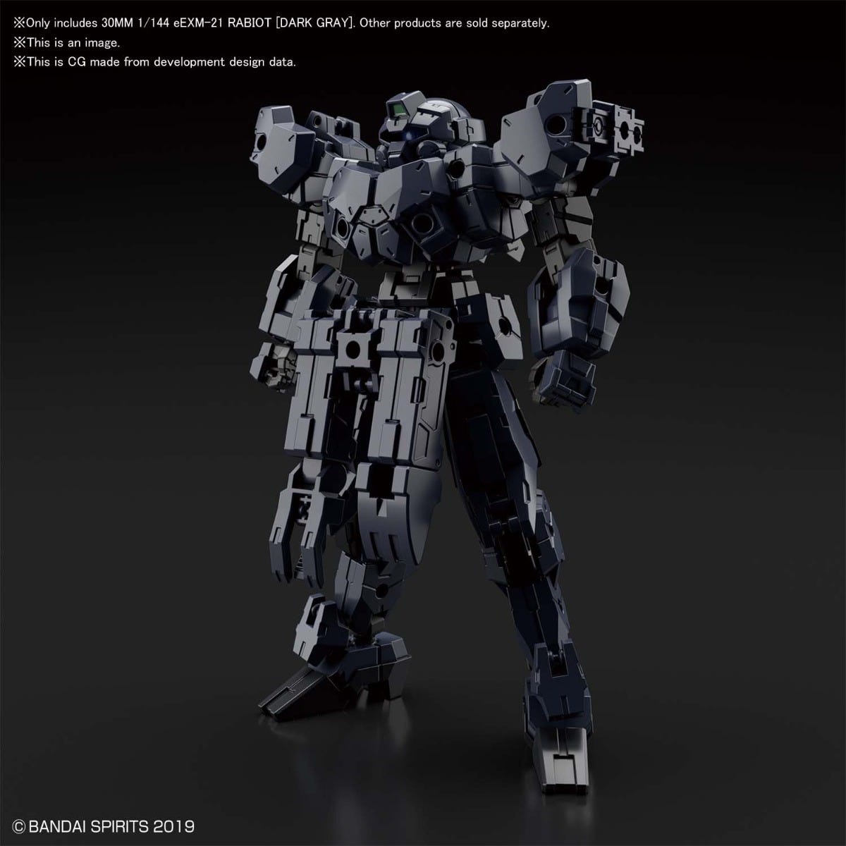 Bandai Spirits 30 Minute Missions #18 1/144 Rabiot Option Armor For Base Attack (Dark Gray)