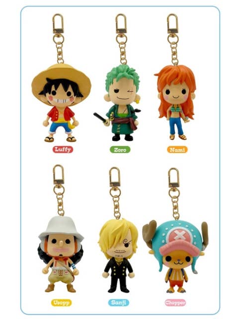 One Piece Figure Random Keyring Blind Box