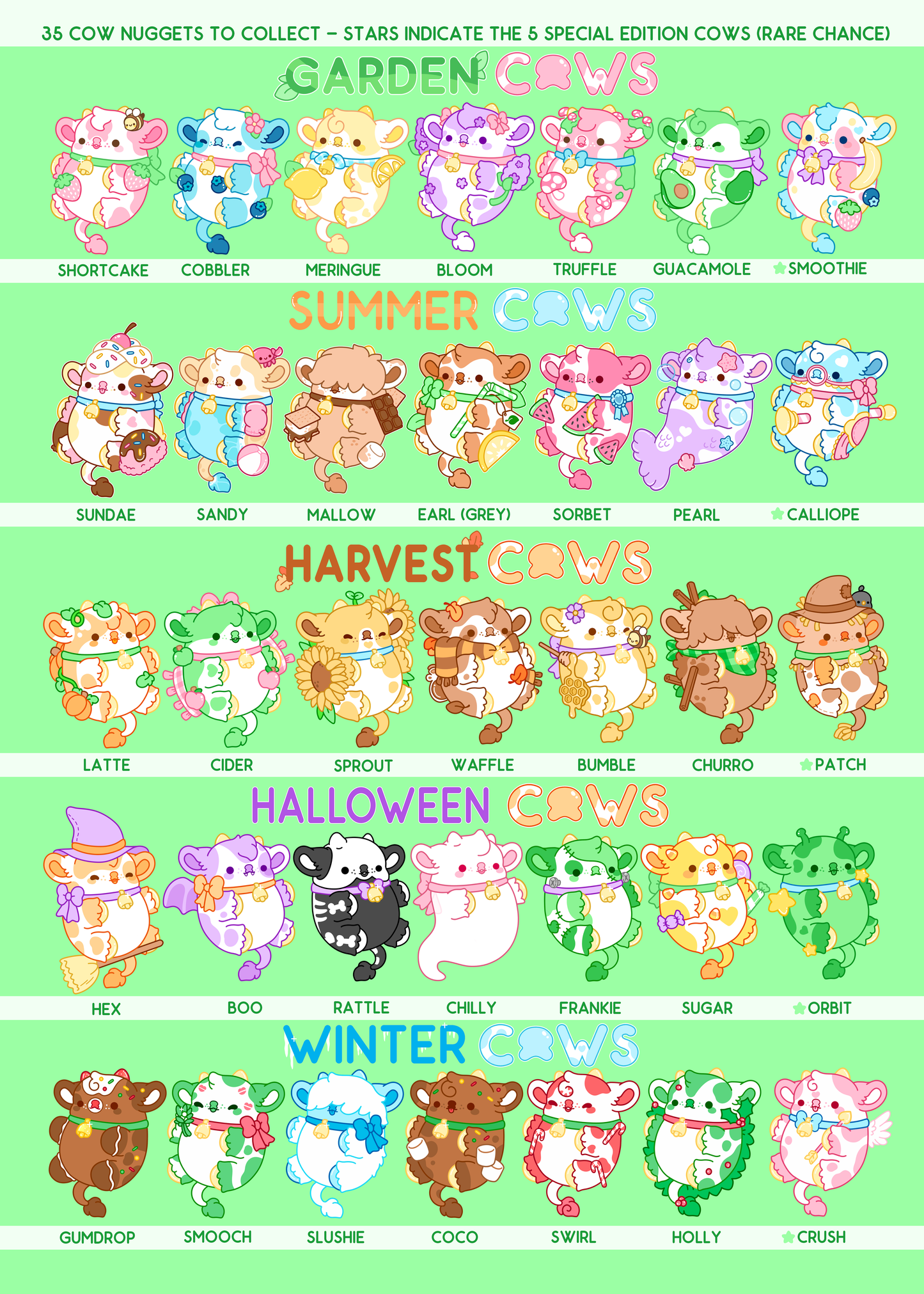 Cow Nugget Blind Bag Enamel Pins