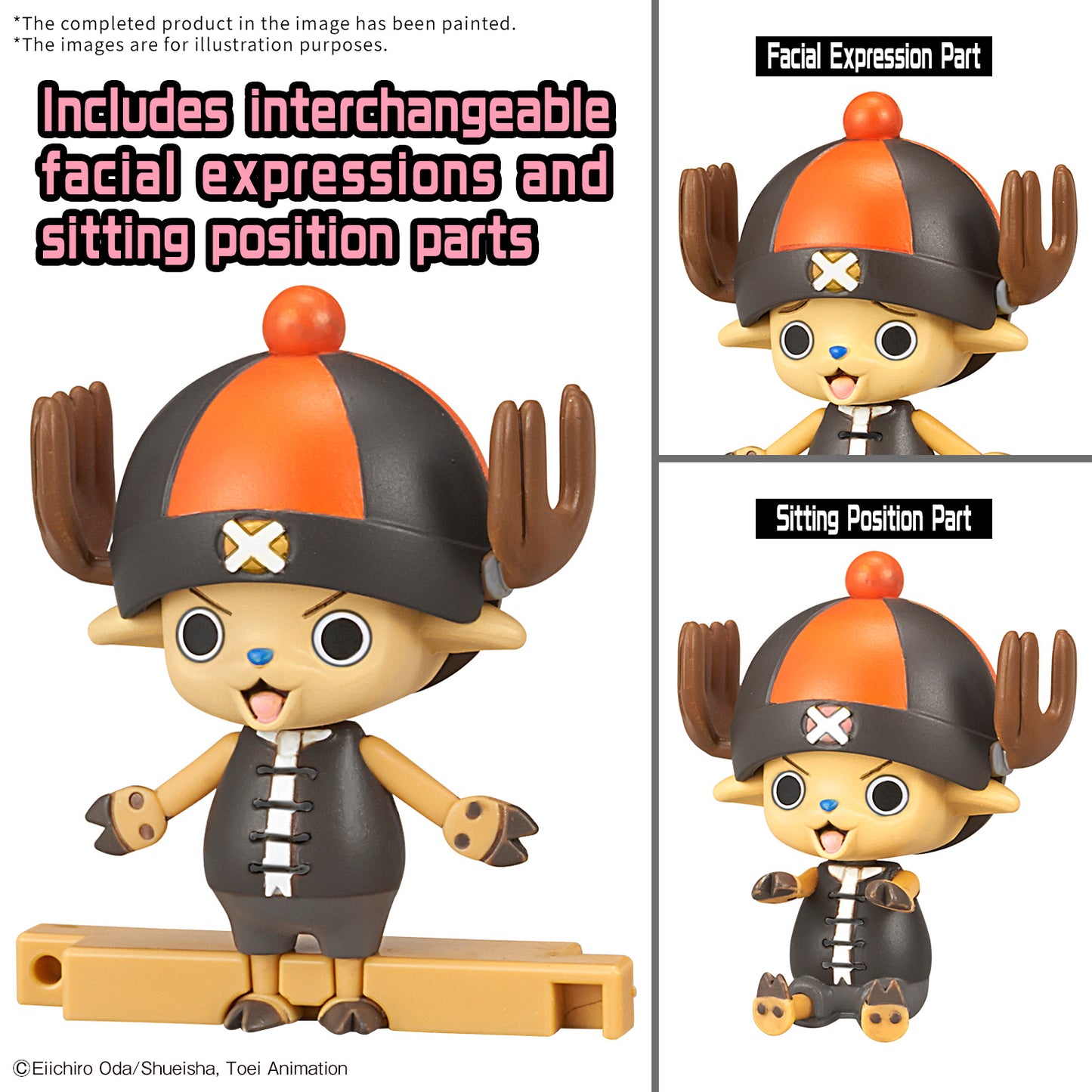 Bandai Chopper Robo Super 4&5 (Kung Fu Tracer & Walk Hopper) "One Piece"