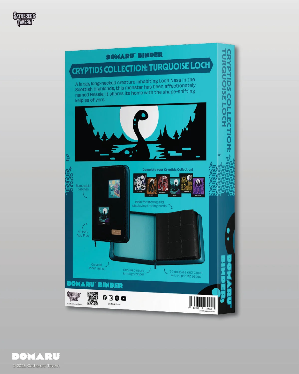 Turquoise Loch - DOMARU Deco Patch Binder Cryptids Collection
