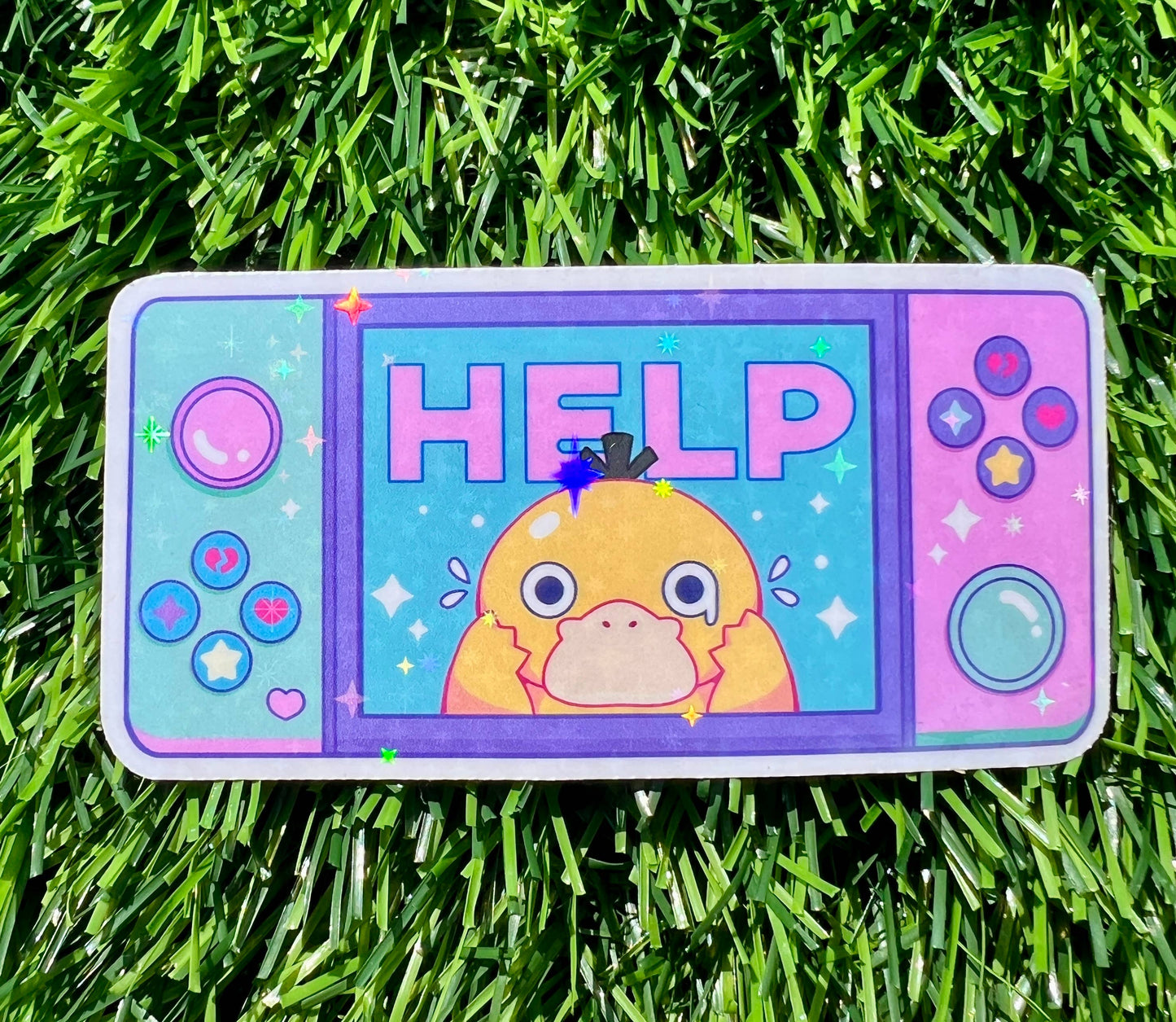 Psychic Duck Game Sticker
