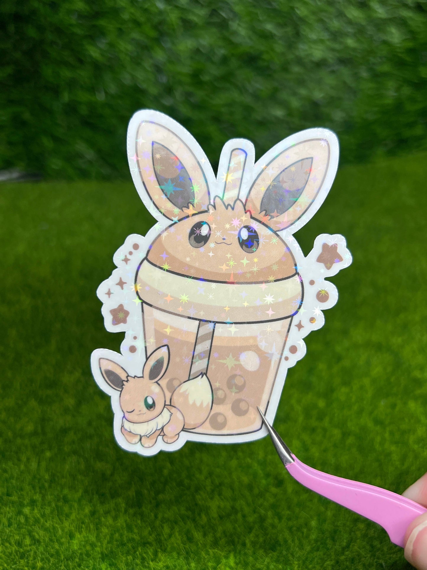 Boba Buddies Sticker Brown