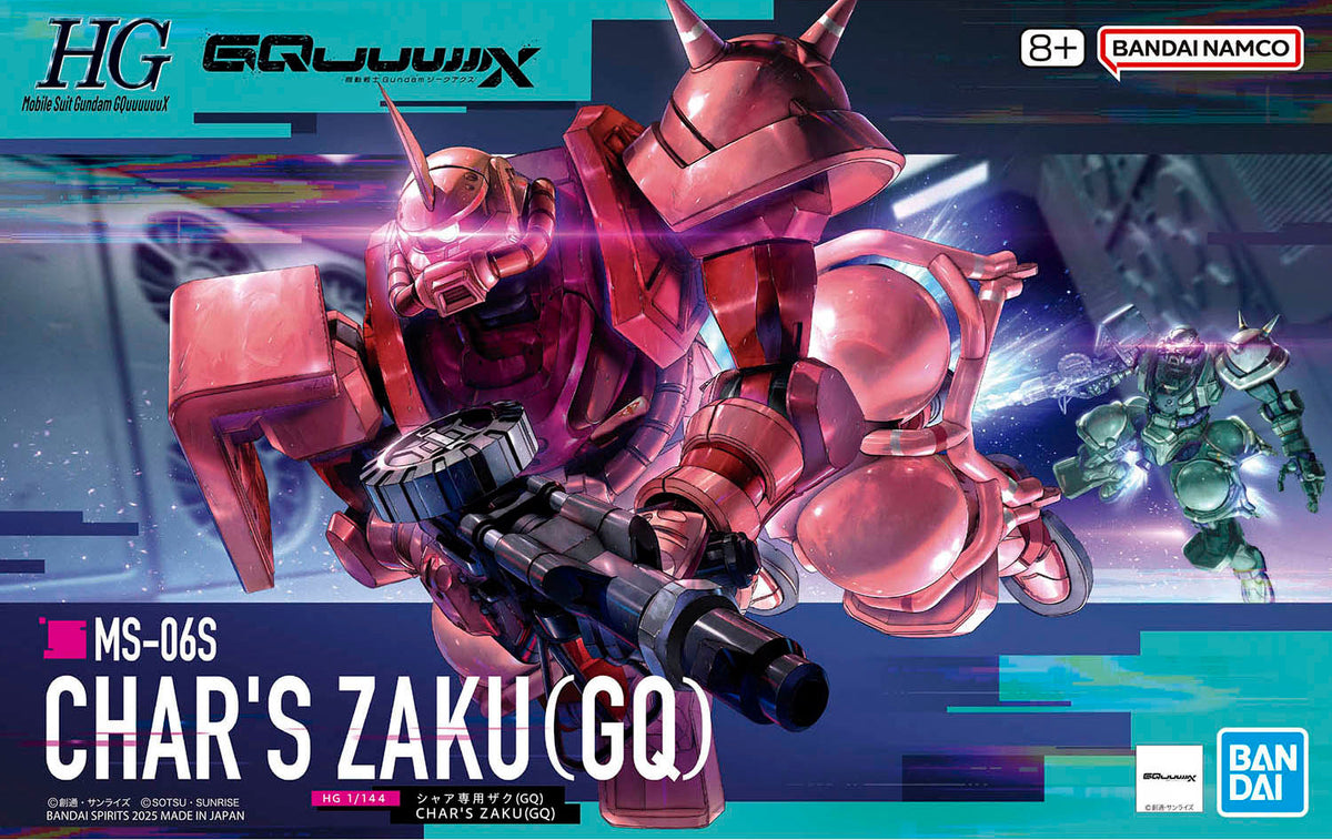 HG 1/144 CHAR'S ZAKU(GQ)