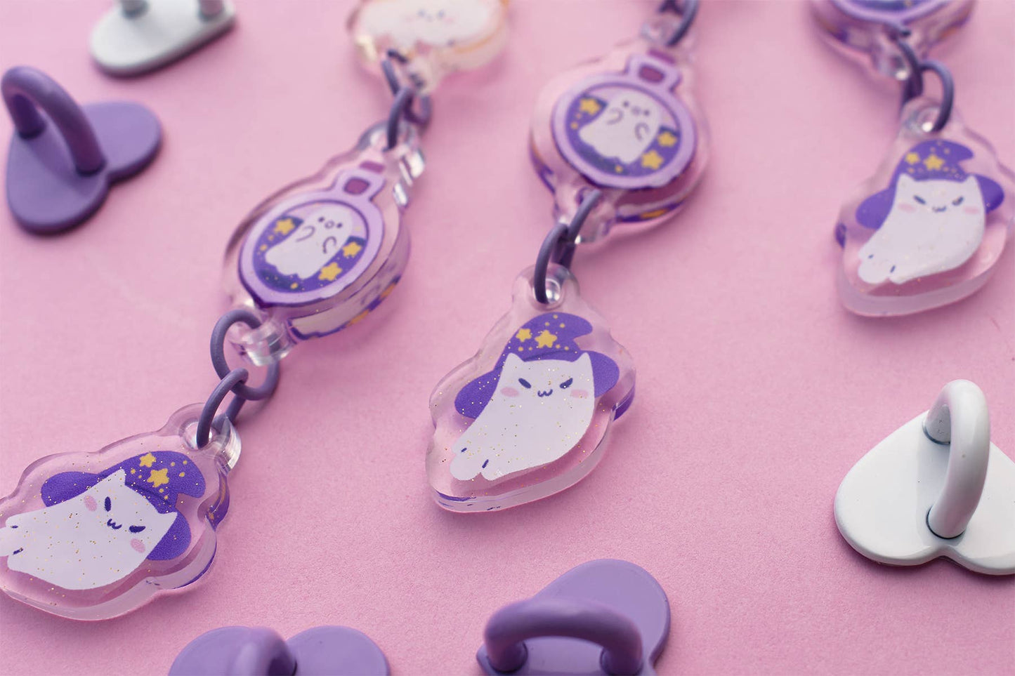 Spoopy Magic Keychain Charm