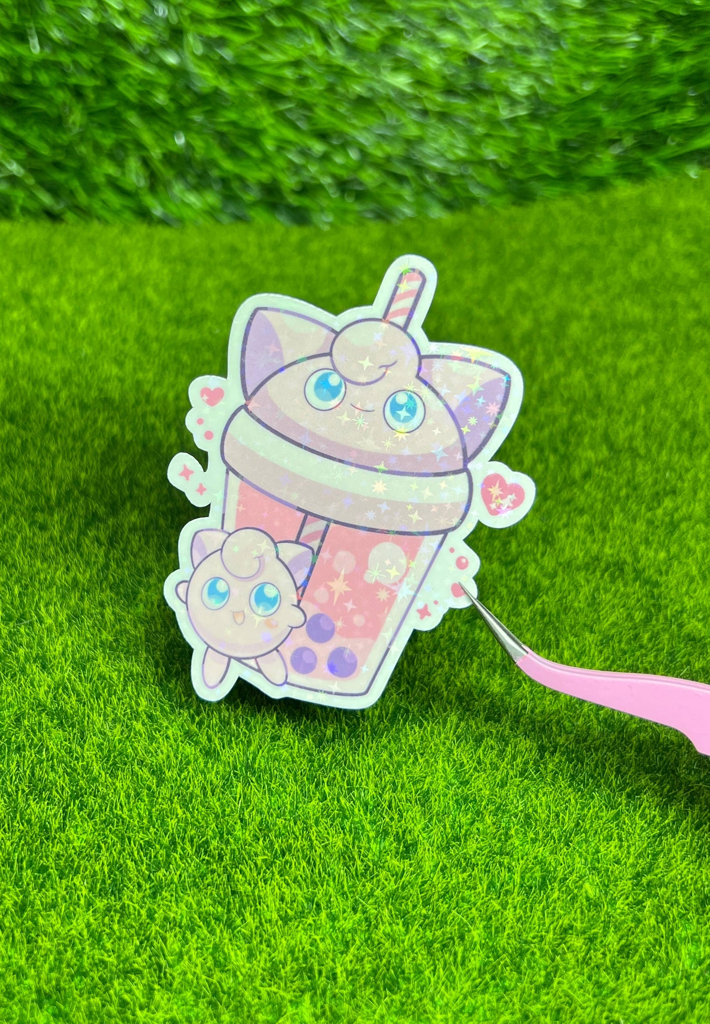 Boba Buddies Sticker Pink