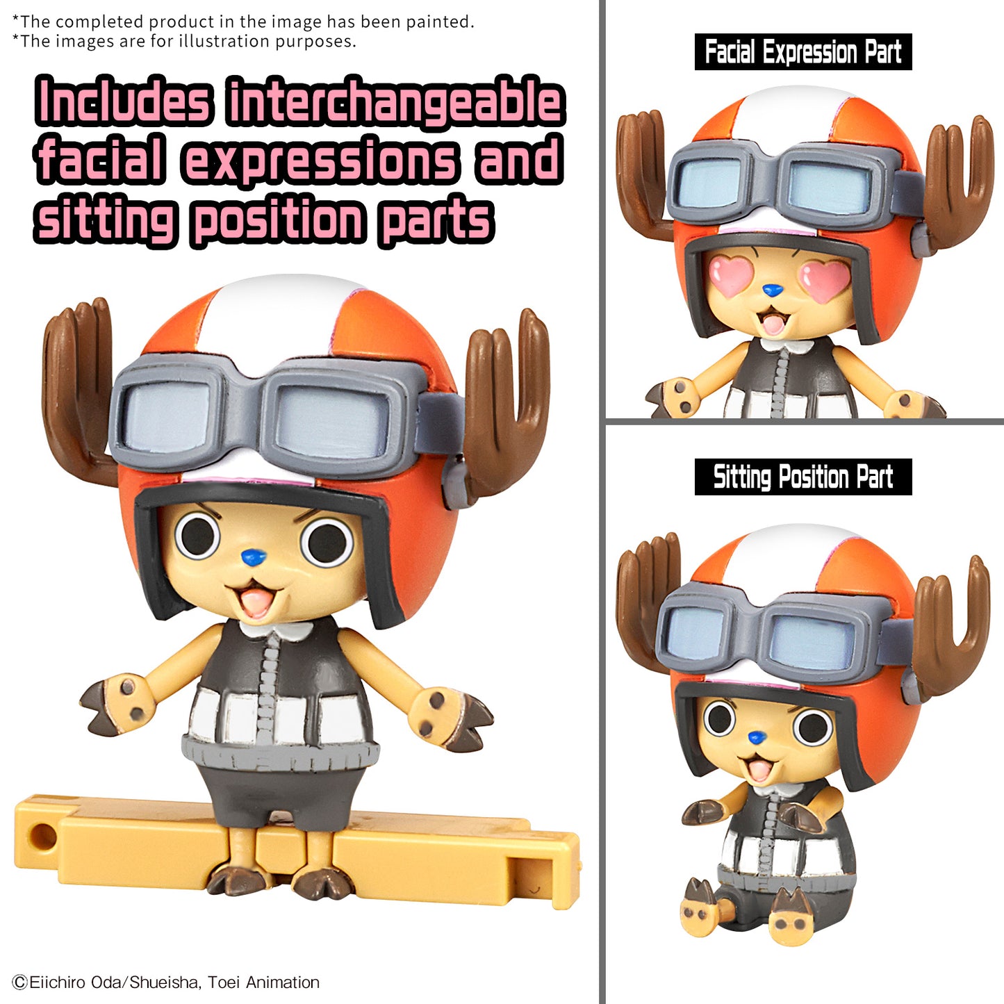 Bandai Chopper Robo Super 4&5 (Kung Fu Tracer & Walk Hopper) "One Piece"