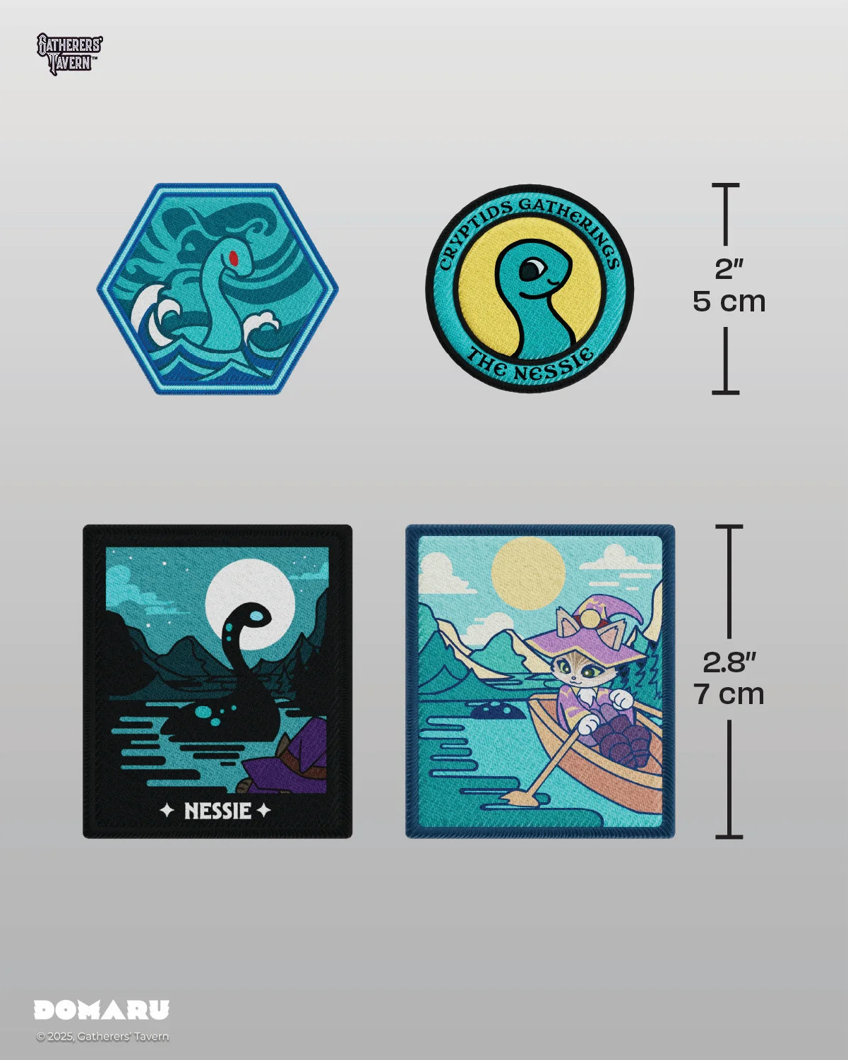 Turquoise Loch - DOMARU Deco Patch Binder Cryptids Collection