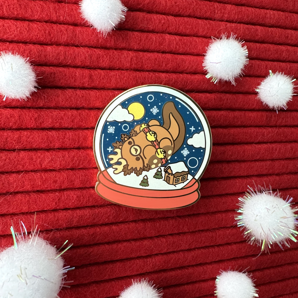 Snow Globe Lotl Blind Bag Enamel Pins