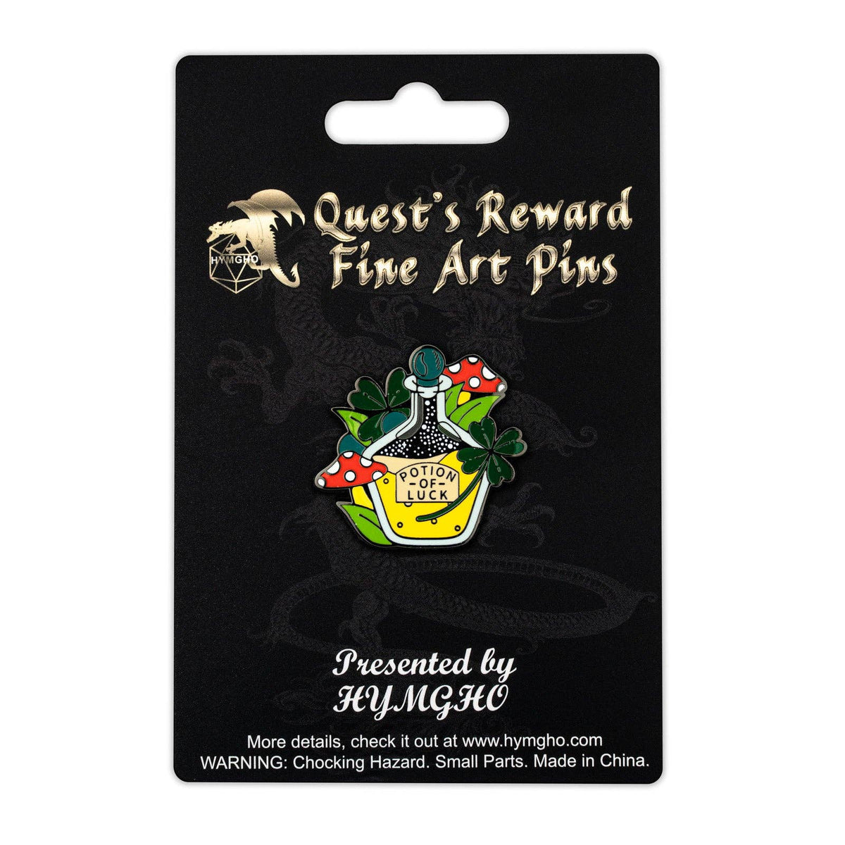 Quest's Reward Fine Art Pin - Potion of Luck