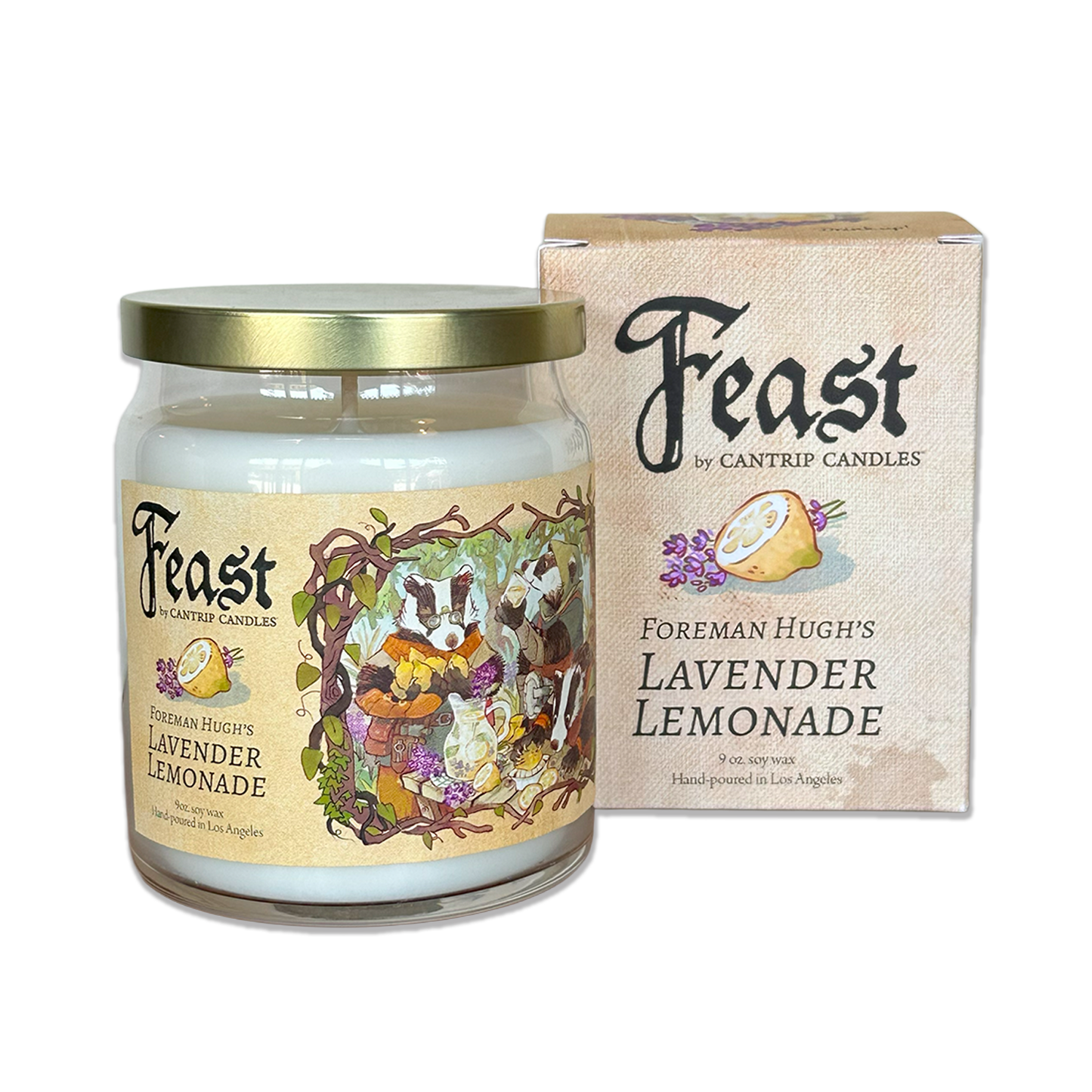 Foreman Hugh's Lavender Lemonade 9oz Candle