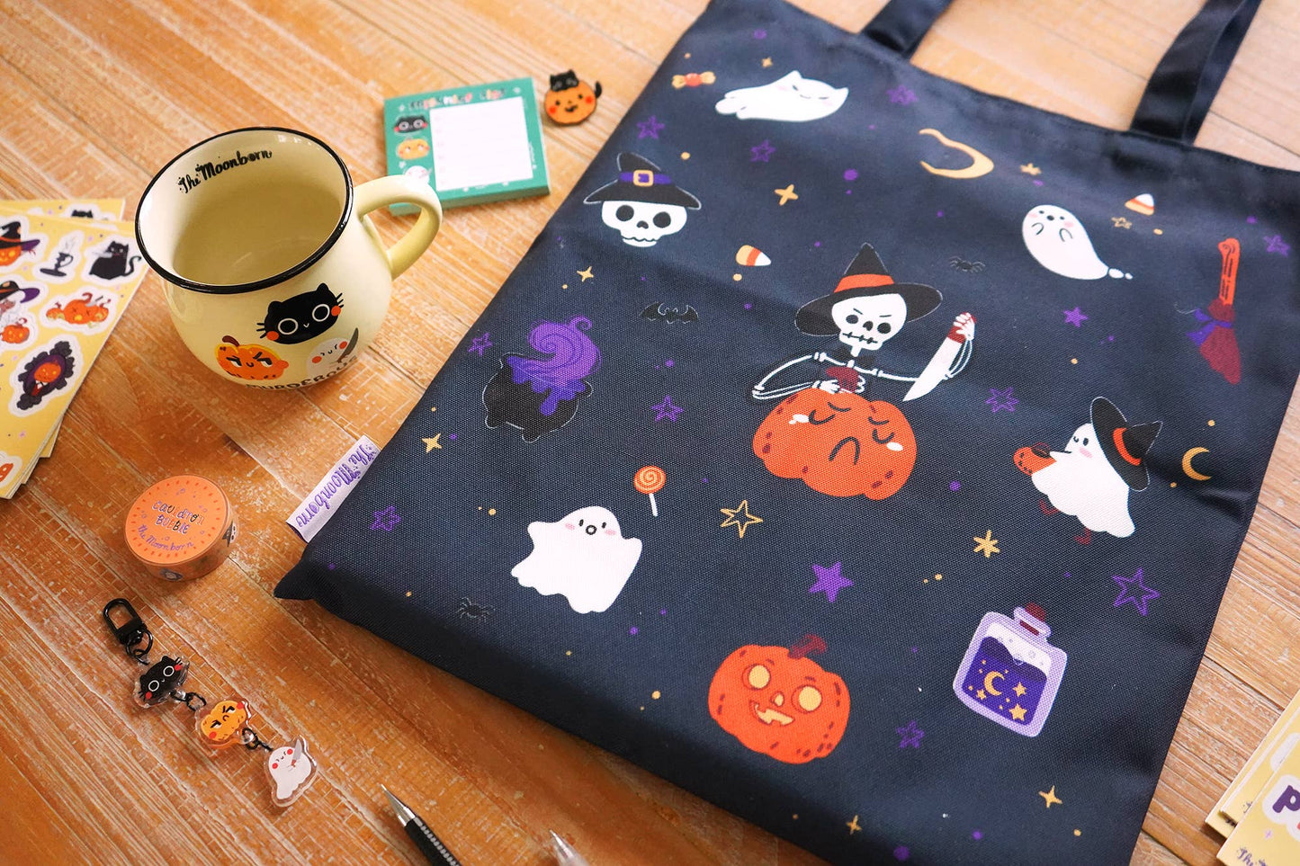 Pumpkin Carving Tote Bag