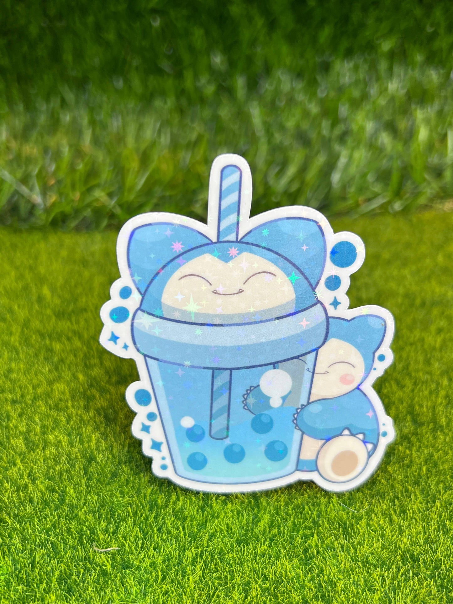 Boba Buddies Sticker Blue
