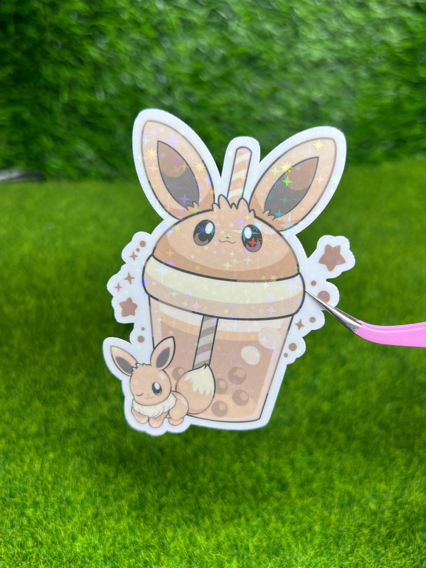 Boba Buddies Sticker Brown