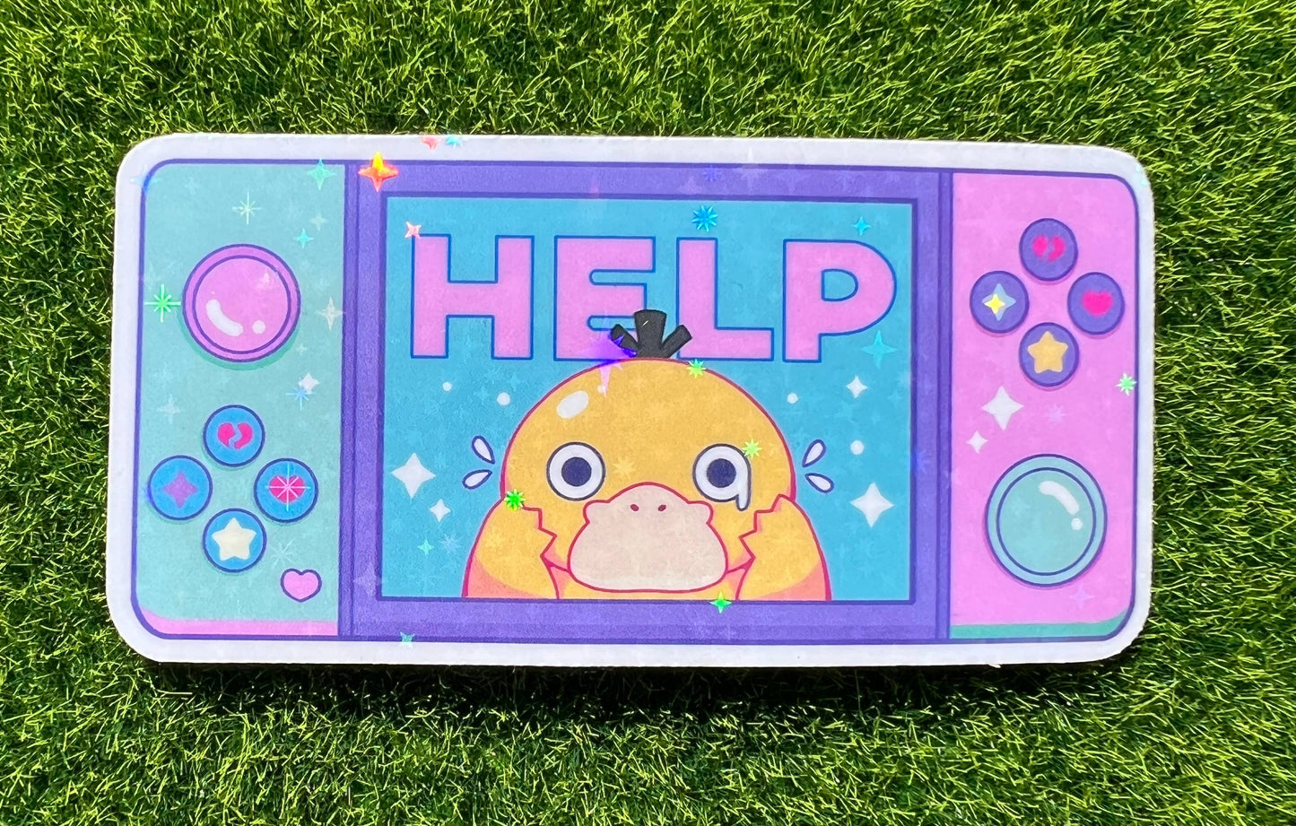 Psychic Duck Game Sticker